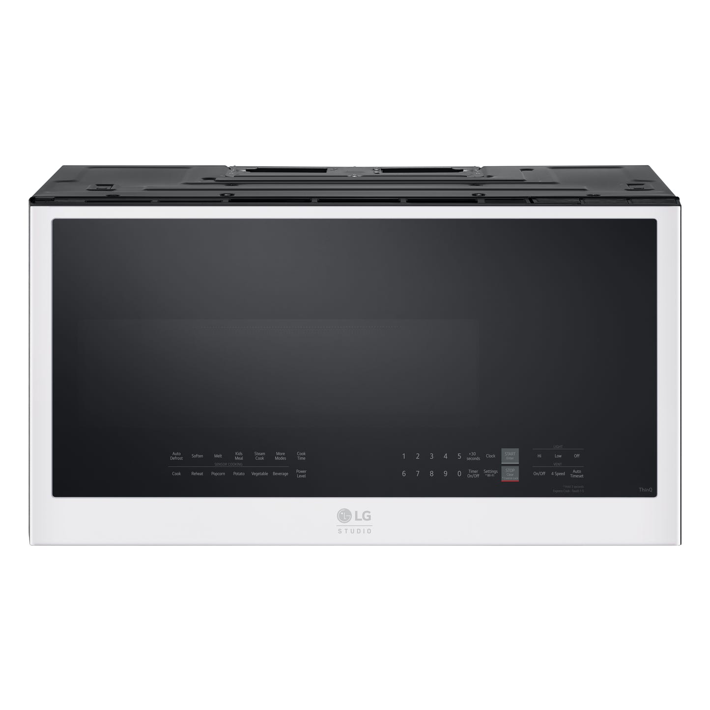 LG STUDIO Essence White 2.0 cu.ft. Smart Over-the-Range Microwave Oven MVES2033N