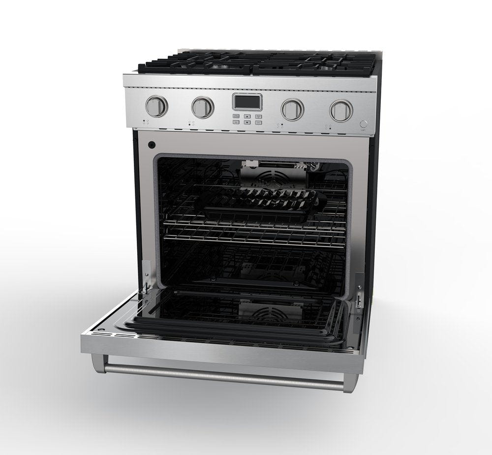 Alberta 30'' Stainless Steel Professional Freestanding Full Gas Range