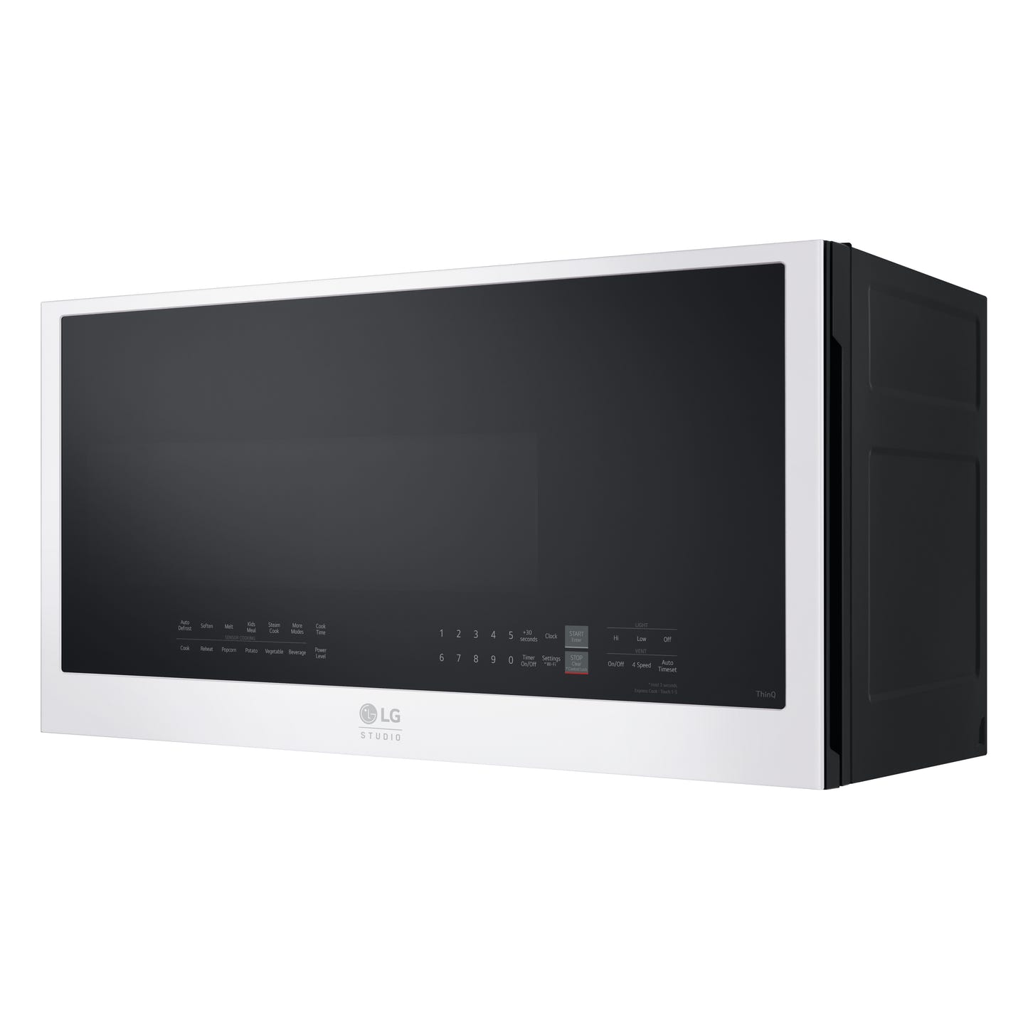 LG STUDIO Essence White 2.0 cu.ft. Smart Over-the-Range Microwave Oven MVES2033N