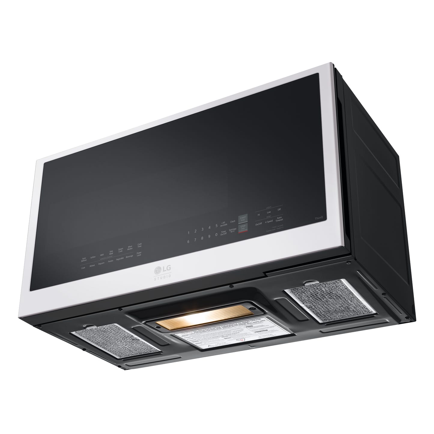 LG STUDIO Essence White 2.0 cu.ft. Smart Over-the-Range Microwave Oven MVES2033N