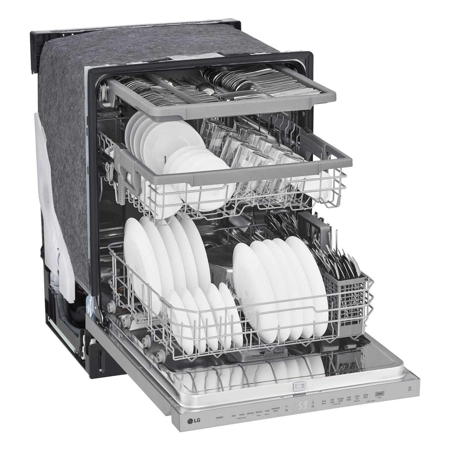 Top Control Dishwasher with QuadWash and 3rd rack LDPN454HT