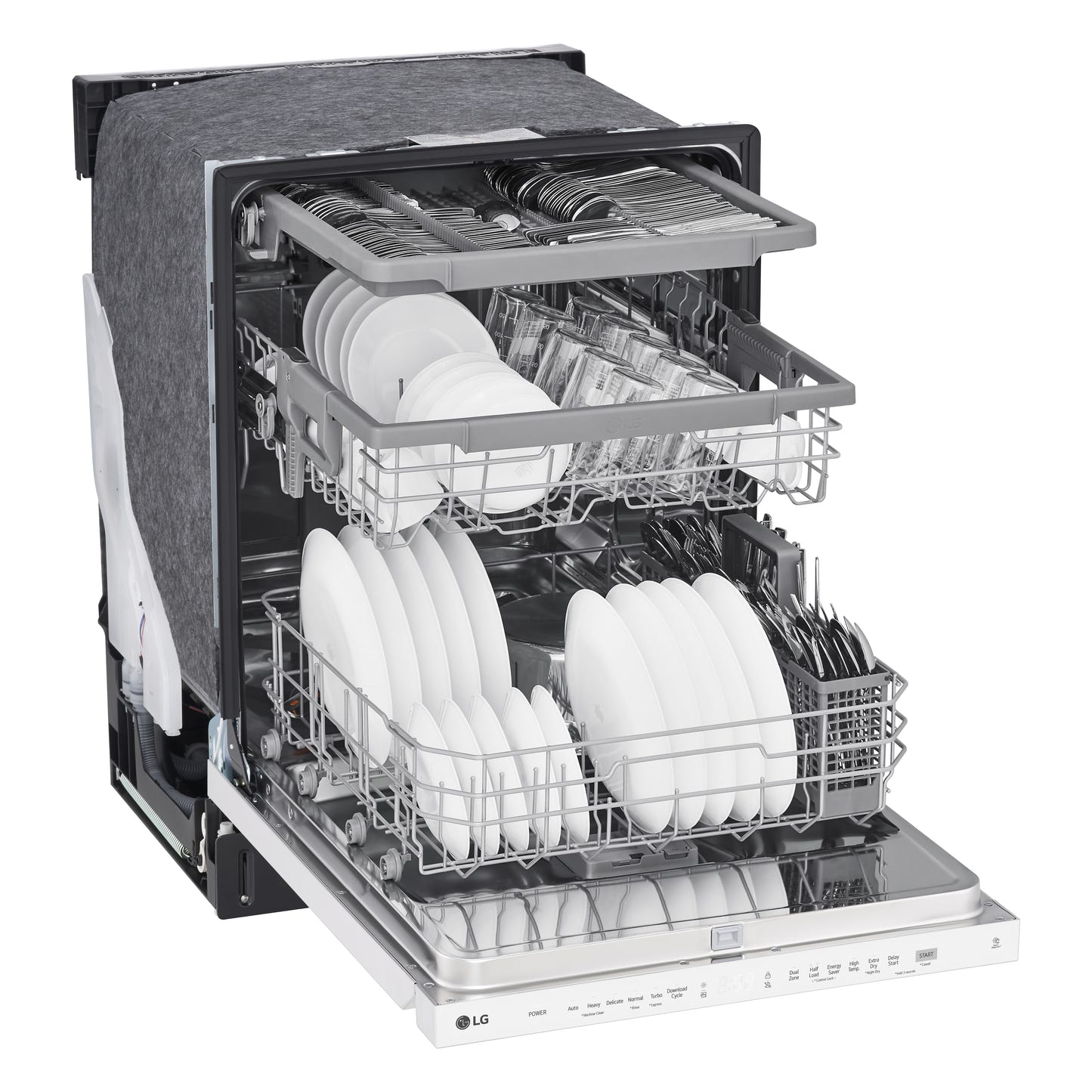 Top Control Dishwasher with QuadWash and 3rd rack LDPN4542W