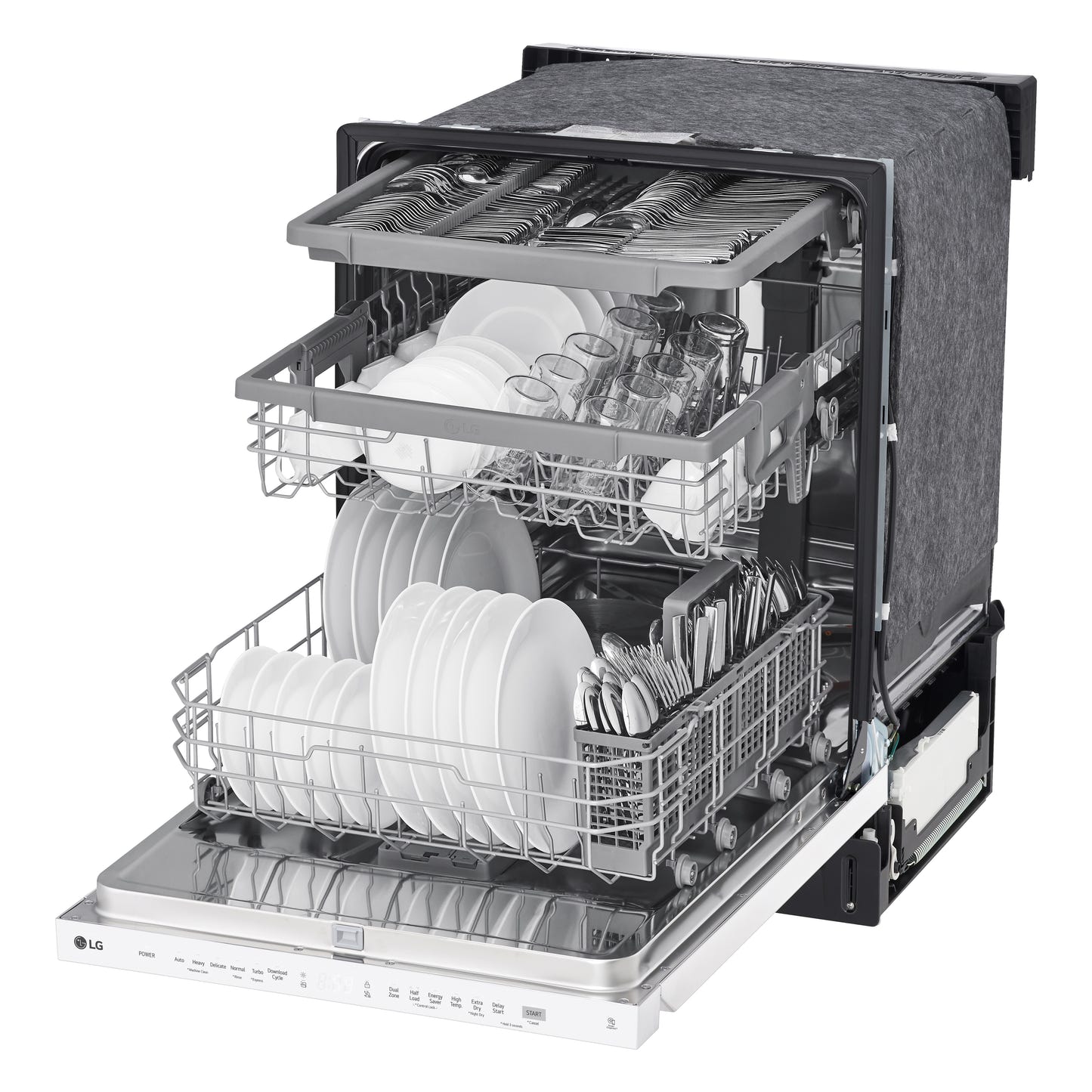 Top Control Dishwasher with QuadWash and 3rd rack LDPN4542W
