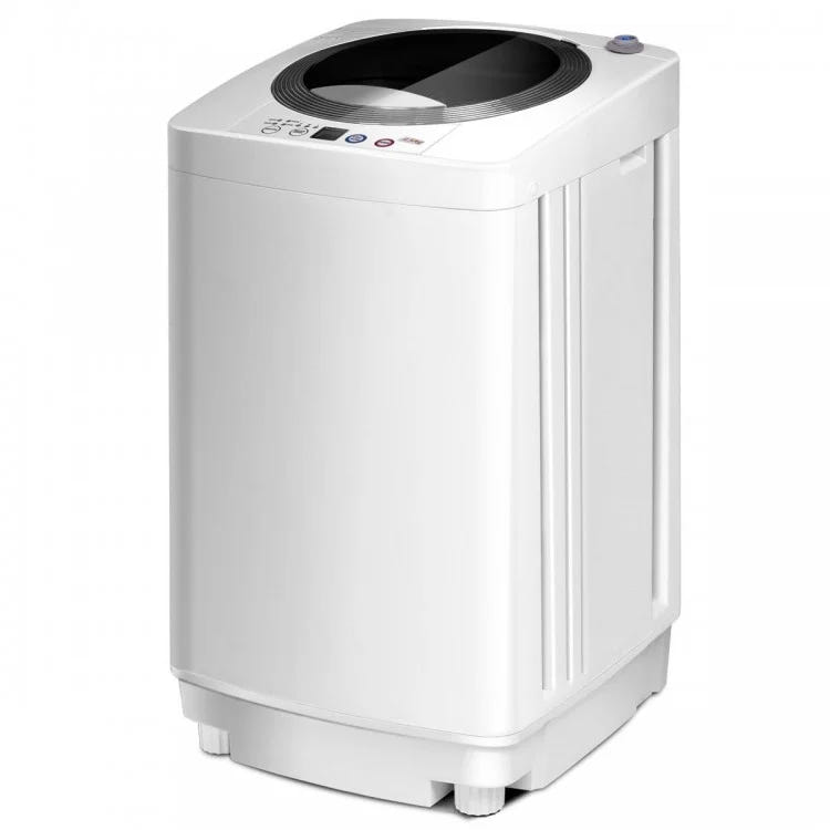 Costway 17" Portable Automatic Laundry Washing Machine with Drain Pump