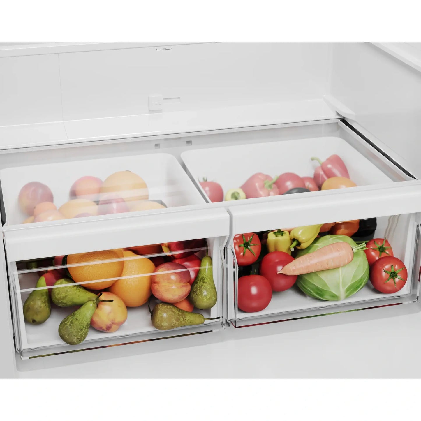 Midea MRB19B7AWW Bottom Freezer Refrigerator 30 inch
