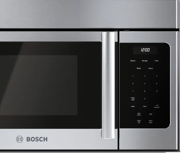 Bosch HMV3054C Microwave - Stainless Steel Front Detail
