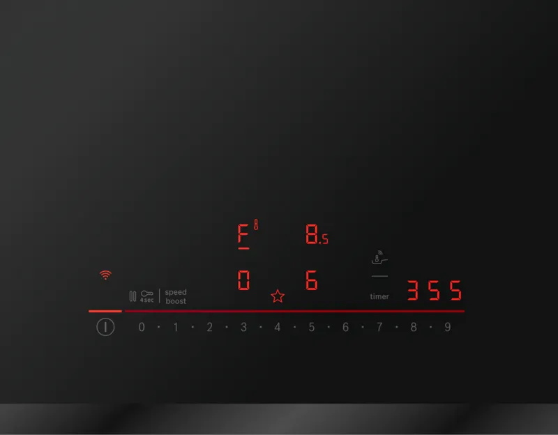30 英寸电磁炉,黑色,无框,Home Connect NIT8060UC