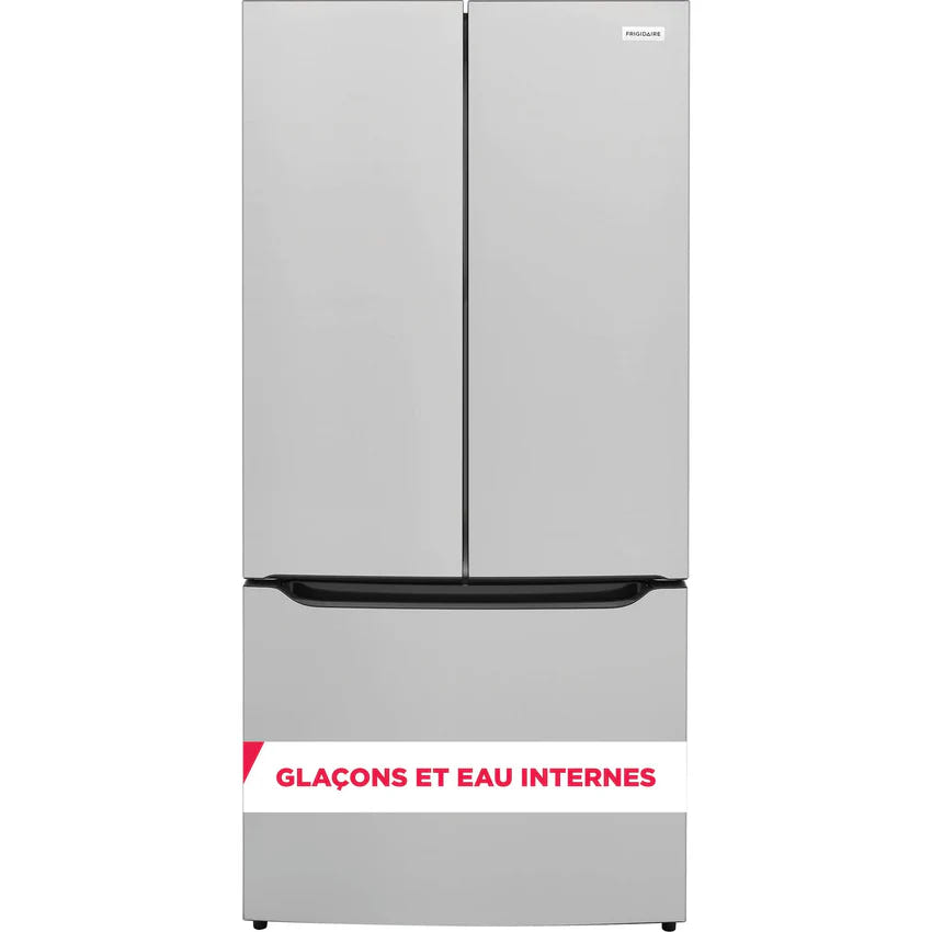 Frigidaire 17.6 立方英尺台面深度法式门冰箱 FRFG1723AV
