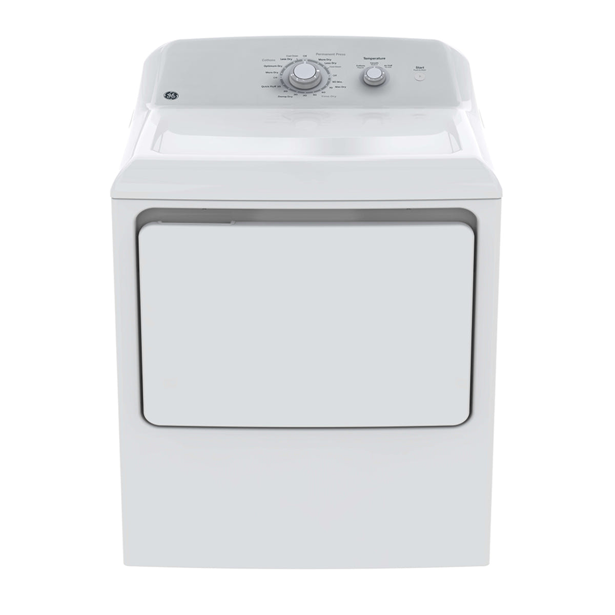 GE GTD32EBMPWW Electric Dryer, 6.2 cu. ft. Capacity, White colour