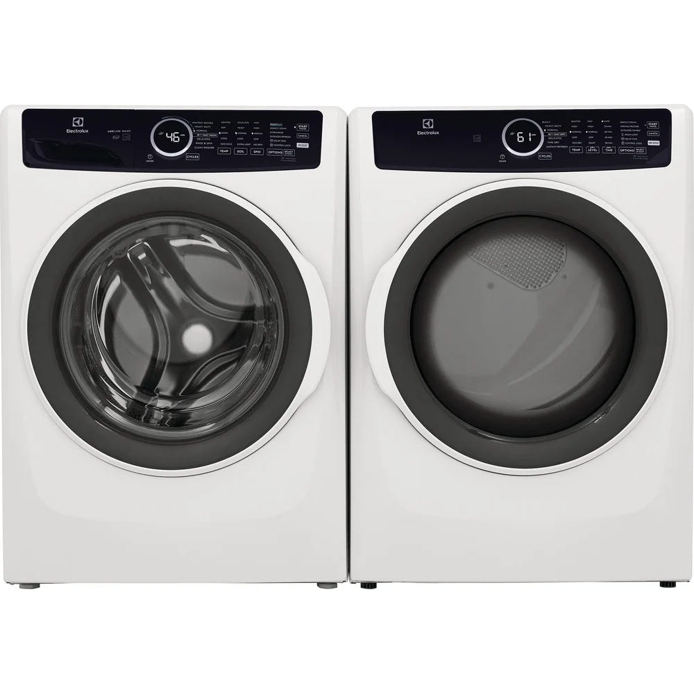 Electrolux Washer ELFW7437AW & Dryer ELFE743CAW