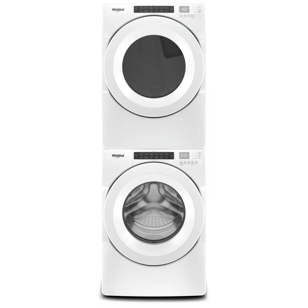 Whirlpool Washer WFW560CHW & Electric Dryer YWHD560CHW & Stacking Kit W10869845