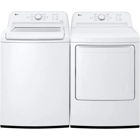 LG Washer WT6105CW & Dryer DLE6100W