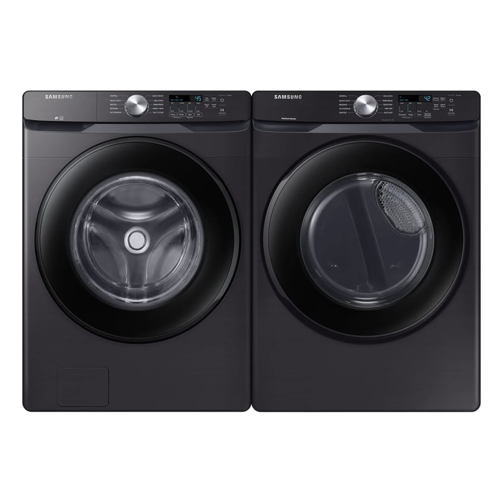 Samsung Front Load Washer WF45T6000AV & Electric Dryer DVE45T6005V