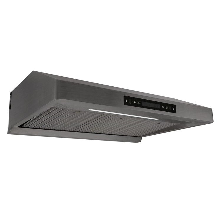 Alexandria 860CFM 30'' Black Stainless Steel Under Cabinet Range Hoods