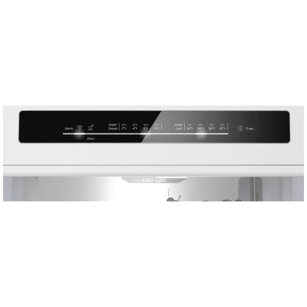 500 Series, Freestanding Bottom Freezer Refrigerator, 24'', Brushed steel anti-fingerprint B24CB50ESS
