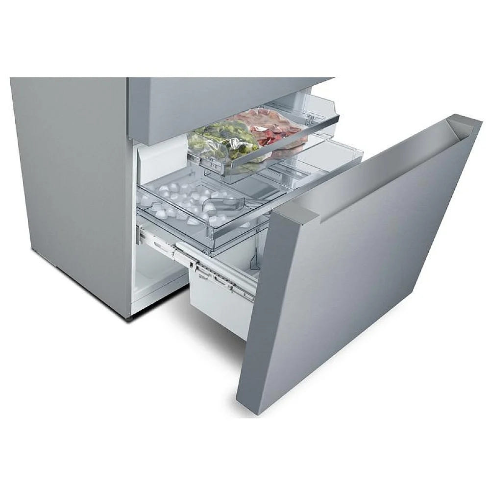 800 Series, French Door Bottom Mount, 36'', Brushed steel anti-fingerprint B36CL80ENS