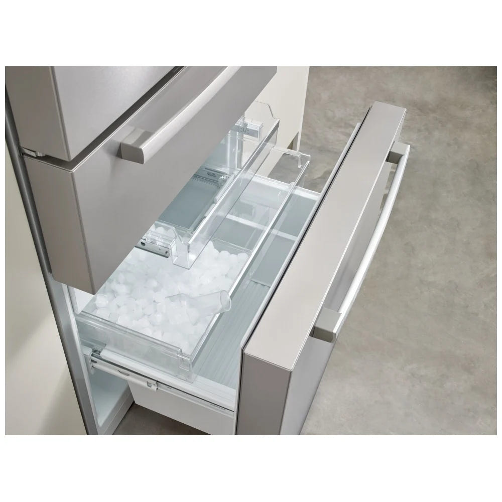 800 Series, French Door Bottom Mount, 36'', Brushed steel anti-fingerprint B36CL80SNS