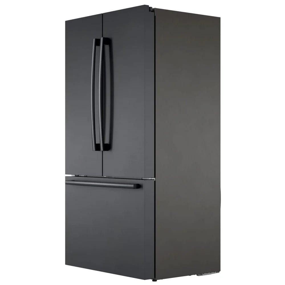 800 Series, French Door Bottom Mount, 36'', Brushed black steel anti-fingerprint B36CT80SNB