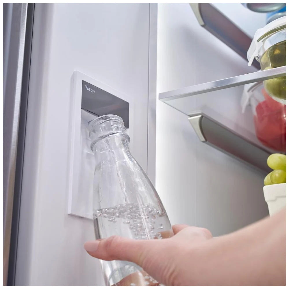 800 Series, French Door Bottom Mount, 36'', Brushed black steel anti-fingerprint B36CT80SNB