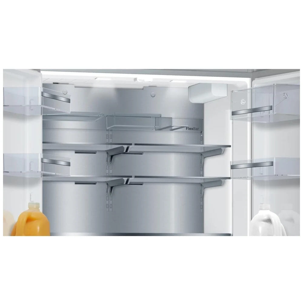 800 Series, French Door Bottom Mount, 36'', Brushed steel anti-fingerprint B36CT80SNS