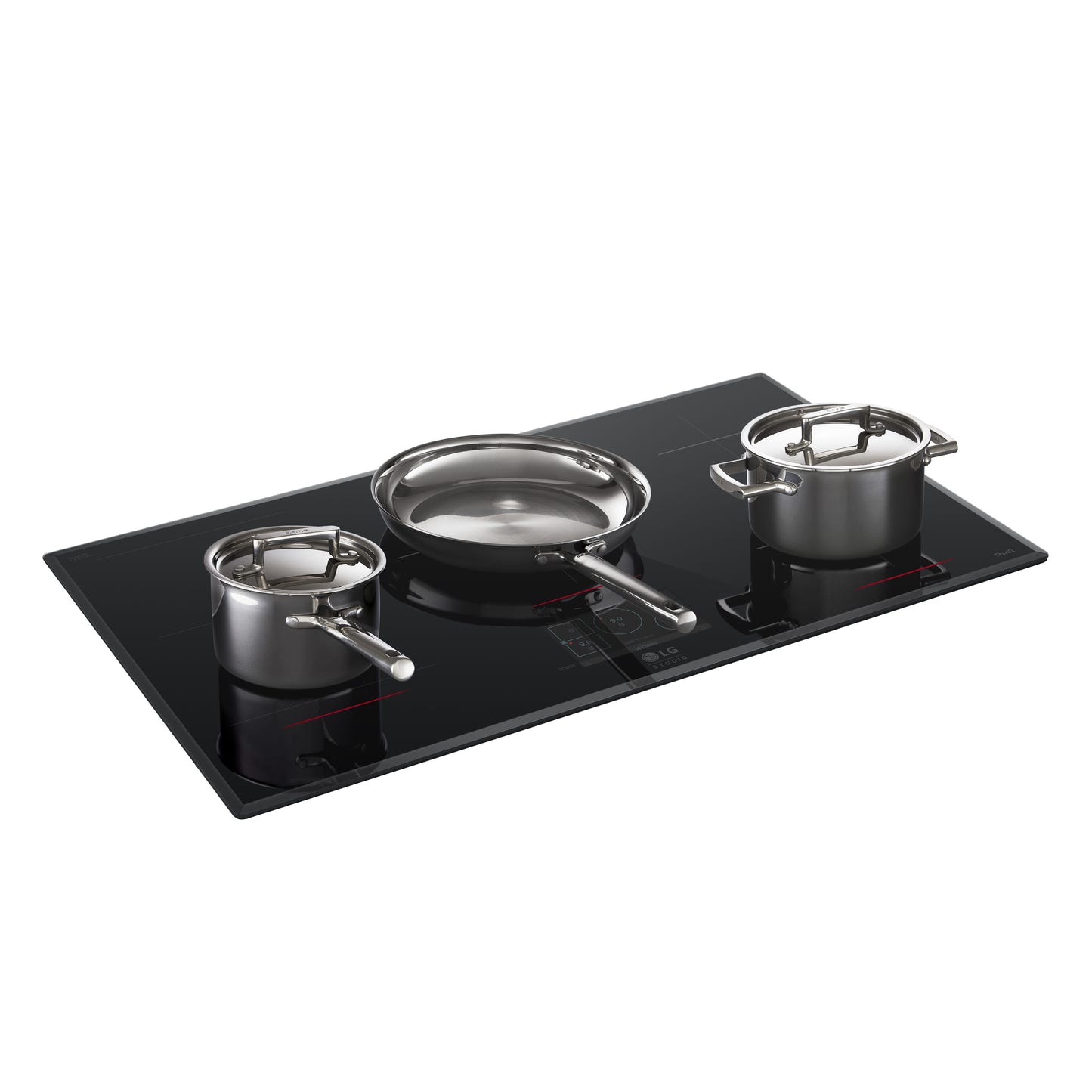 LG STUDIO 36" Induction Cooktop with 5 Burners and Flex Cooking Zone CBIS3618BE