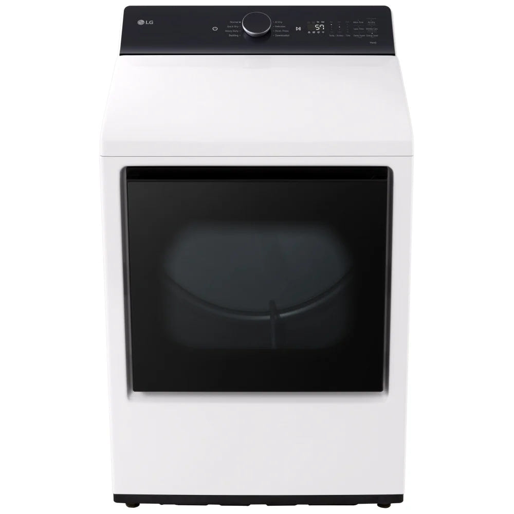 LG DLE8200W Electric Dryer, 7.3 cu. ft. Capacity, 5 Temperature Settings, Wifi Enabled, White colour