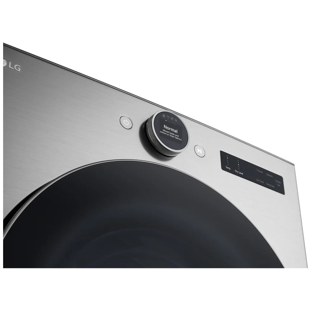 7.4 cu. ft. Ultra Large Capacity Smart Front Load Electric Energy Star Dryer with Sensor Dry & Steam Technology DLEX5500V