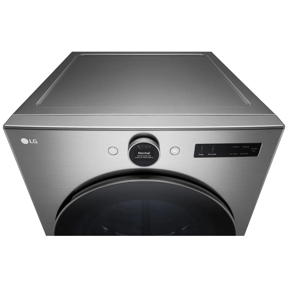 7.4 cu. ft. Ultra Large Capacity Smart Front Load Electric Energy Star Dryer with Sensor Dry & Steam Technology DLEX5500V
