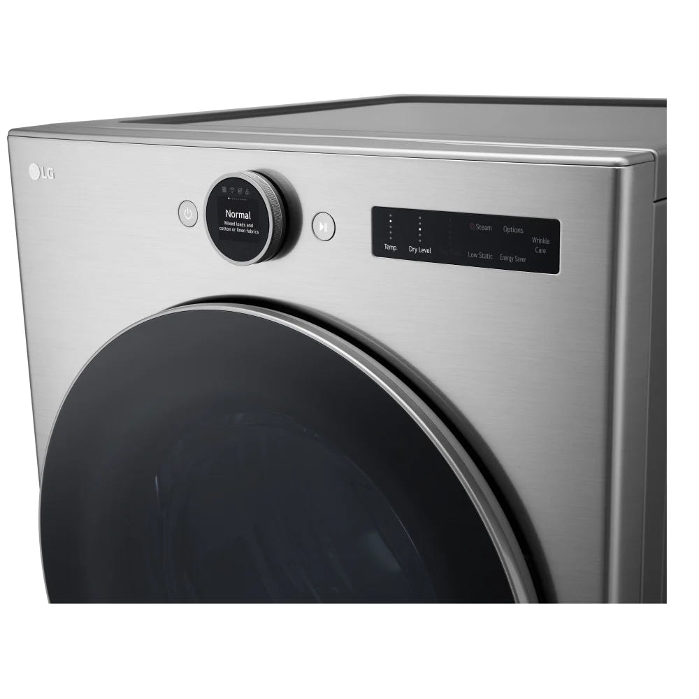 7.4 cu. ft. Ultra Large Capacity Smart Front Load Electric Energy Star Dryer with Sensor Dry & Steam Technology DLEX5500V