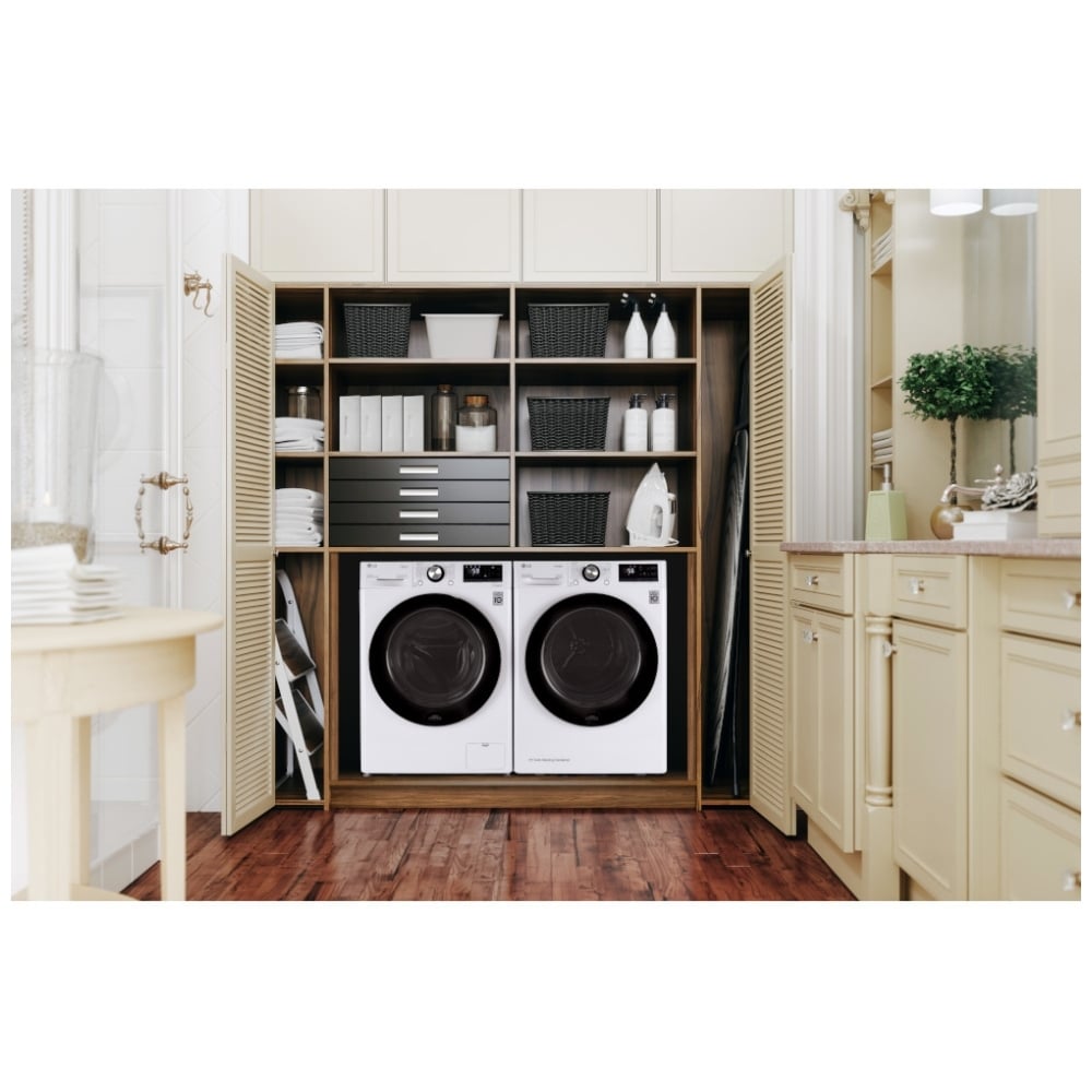 LG DLHC1455W 4.2 cu.ft. Smart Wi-Fi Enabled Compact Front Load Dryer