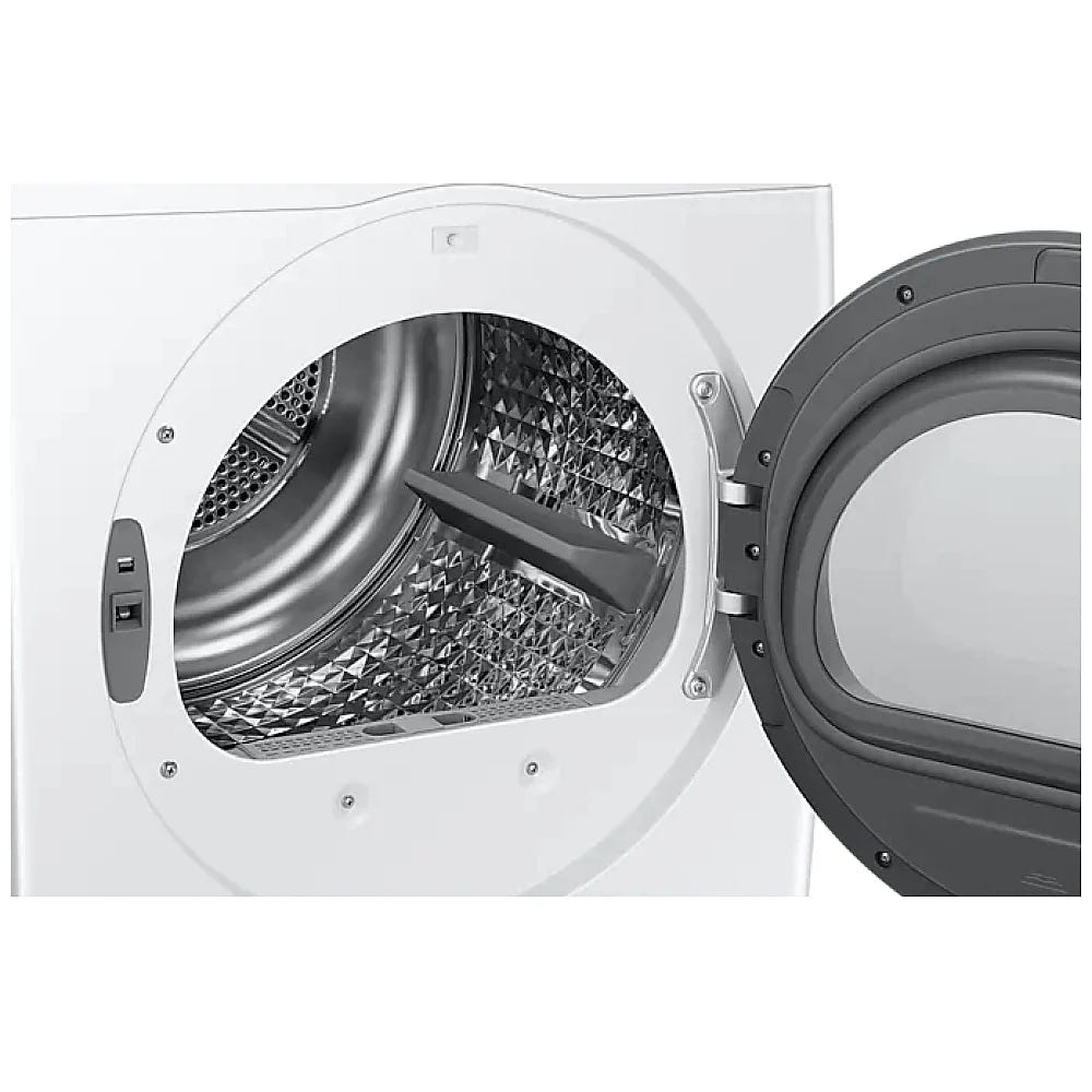Samsung DV25B6800EW Ventless Electric Dryer, 4 cu. ft. Dryer Capacity, Stackable, Steel Drum, White colour