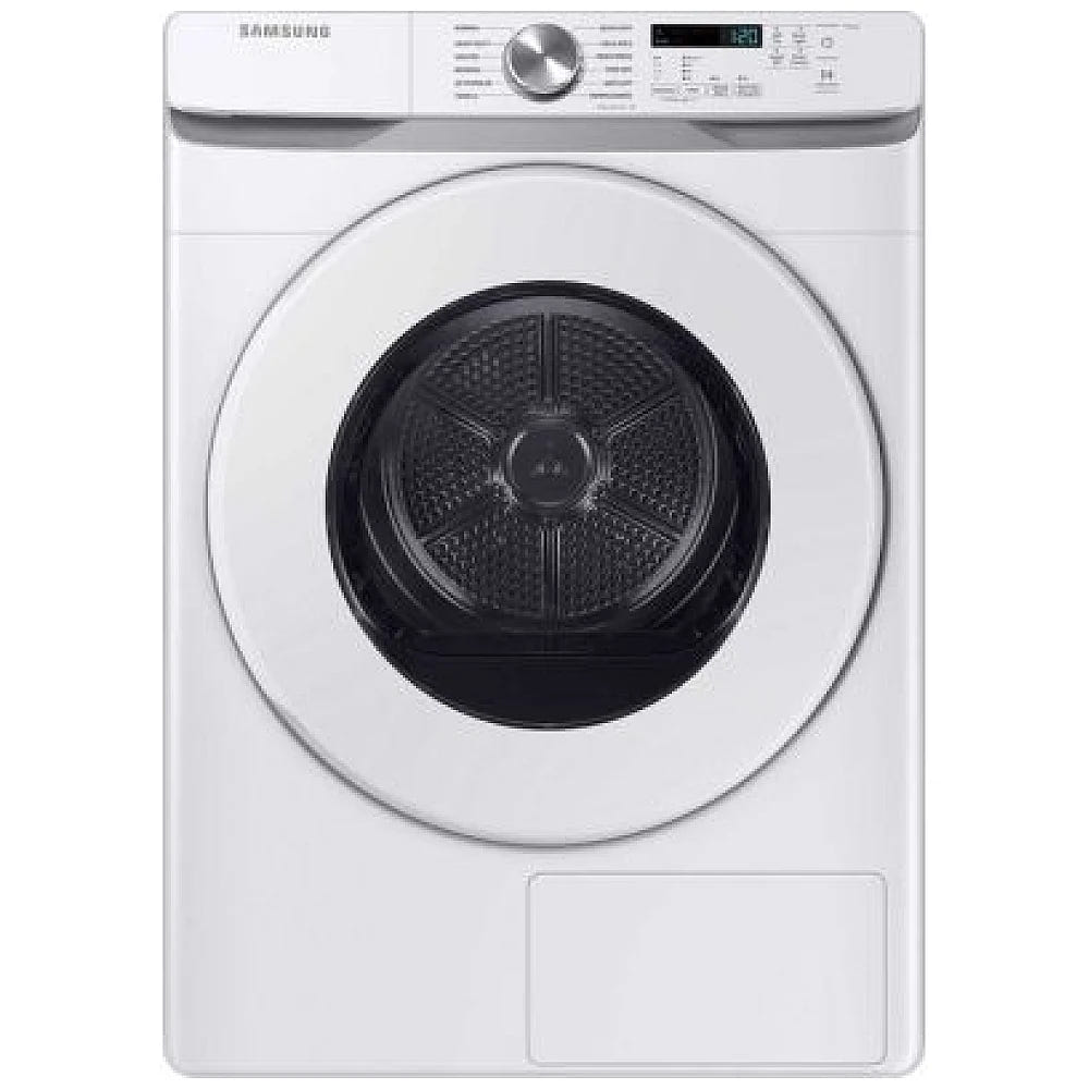 Samsung DV45DG6000HWAC Electric Dryer, 7.5 cu. ft. Dryer Capacity, 4 Temperature Settings, Stackable, Steel Drum, Wifi Enabled, White colour