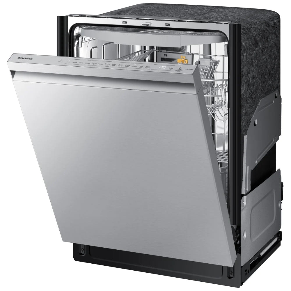 Samsung DW80B6060US - DW80B6060US/AC Dishwasher, 24 inch Exterior Width, 44 dB Decibel Level, Fully Integrated, Stainless Steel (Interior), 7 Wash Cycles, 15 Capacity (Place Settings), Wifi Enabled