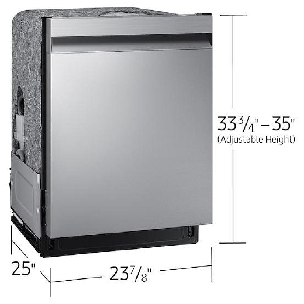 Samsung DW80CG5450SRAA Dishwasher, 24 inch Exterior Width, Fully Integrated, Stainless Steel (Interior), 7 Wash Cycles, 15 Capacity (Place Settings), Wifi Enabled, Stainless Steel colour