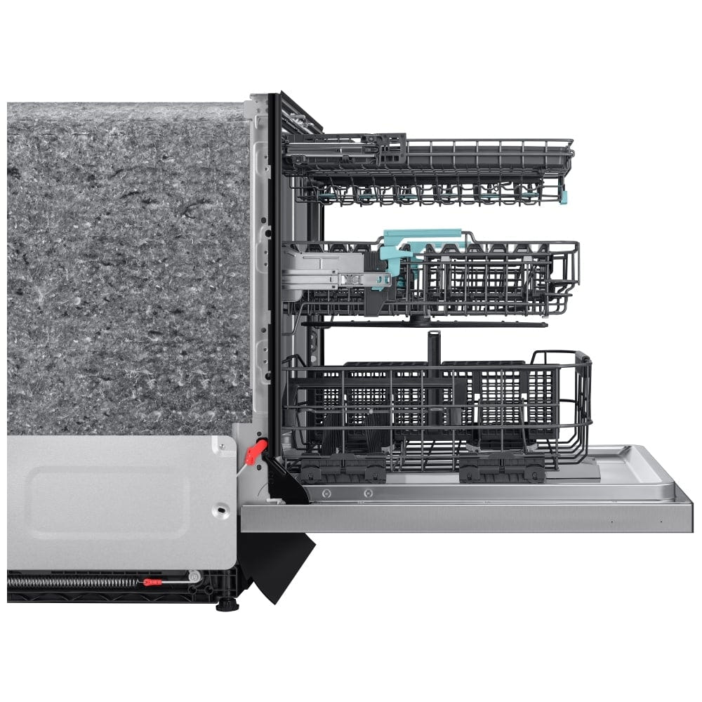 Samsung DW90F89P0USRAA Dishwasher, 24 inch Exterior Width, 38 dB Decibel Level, Fully Integrated, Stainless Steel (Interior), 10 Wash Cycles, 16 Capacity (Place Settings), Wifi Enabled, Stainless Steel colour