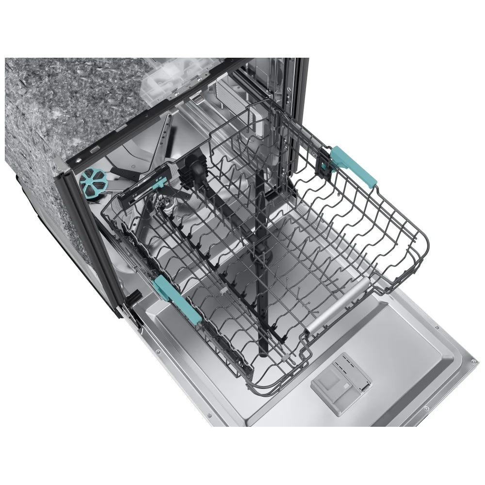Samsung DW90F89T0U12AA Dishwasher, 24 inch Exterior Width, 38 dB Decibel Level, Fully Integrated, Stainless Steel (Interior), 10 Wash Cycles, 16 Capacity (Place Settings), Wifi Enabled, White colour