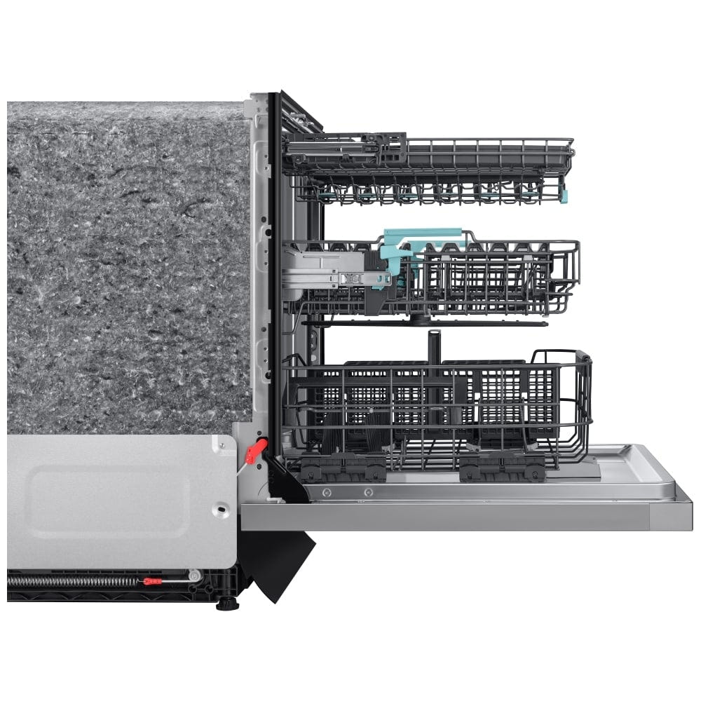Samsung DW90F89T0USRAA Dishwasher, 24 inch Exterior Width, 38 dB Decibel Level, Fully Integrated, Stainless Steel (Interior), 10 Wash Cycles, 16 Capacity (Place Settings), Wifi Enabled, Stainless Steel colour