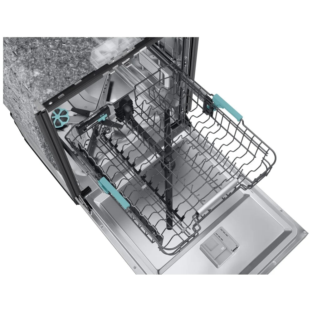 Samsung DW90F89T0USRAA Dishwasher, 24 inch Exterior Width, 38 dB Decibel Level, Fully Integrated, Stainless Steel (Interior), 10 Wash Cycles, 16 Capacity (Place Settings), Wifi Enabled, Stainless Steel colour