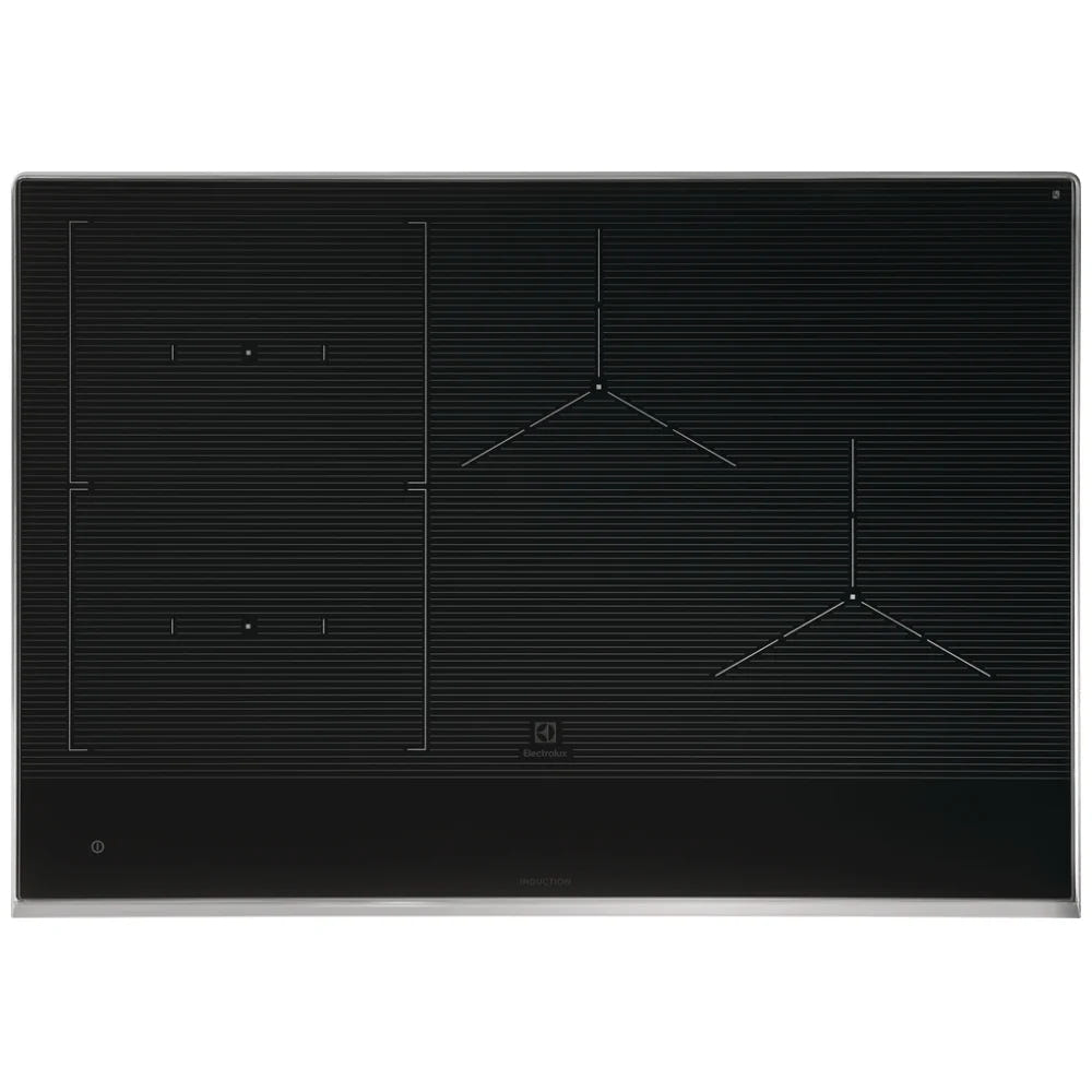 Electrolux ECCI3068AS Induction Cooktop, 30 inch Exterior Width, 4 Burners, 3600 Highest Burner Element (Watts), Black / Stainless Steel colour