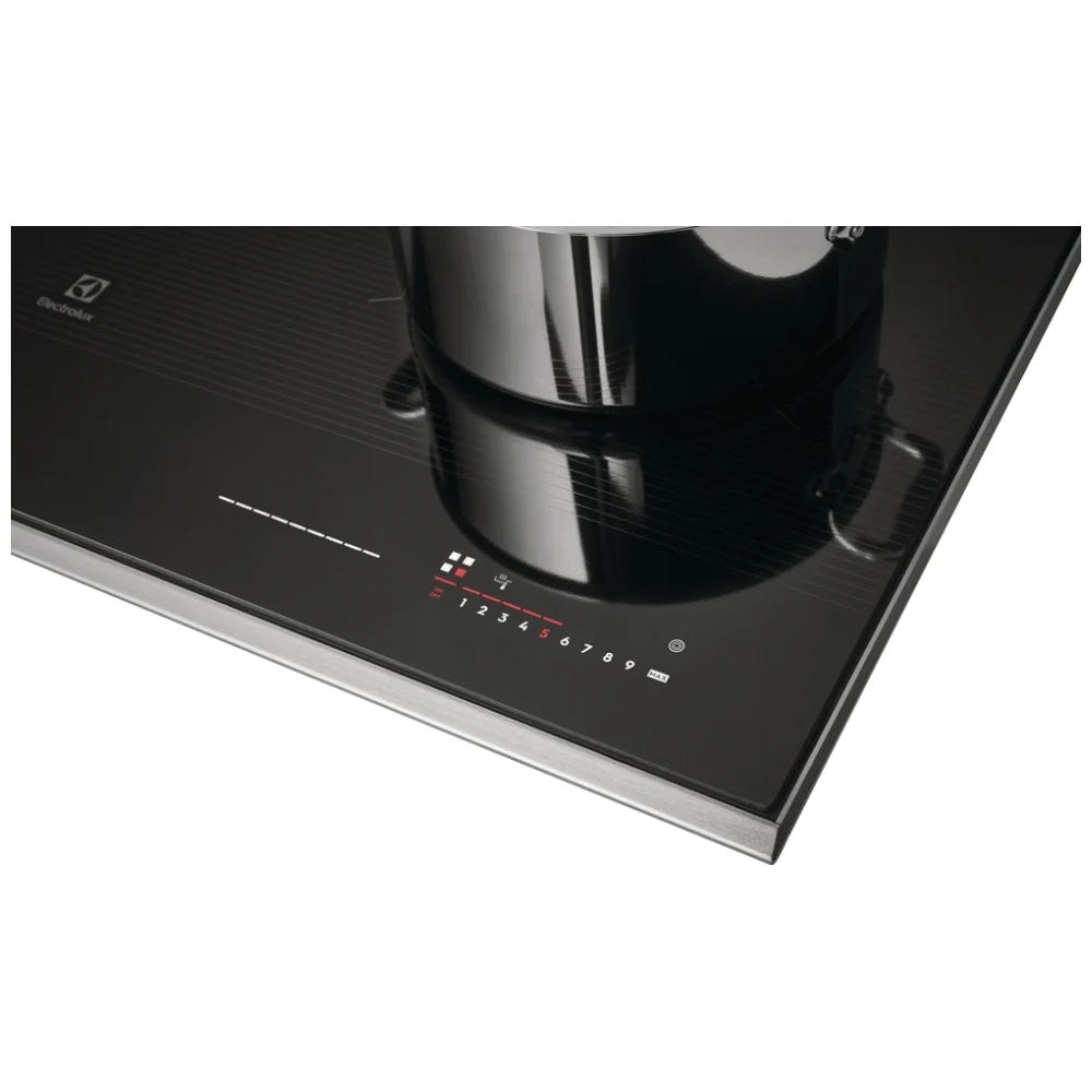Electrolux ECCI3068AS Induction Cooktop, 30 inch Exterior Width, 4 Burners, 3600 Highest Burner Element (Watts), Black / Stainless Steel colour