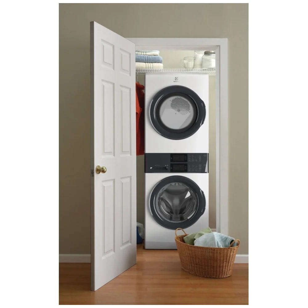Electrolux ELTE730CAW 27 inch Width Washer & Dryer Set Washtower