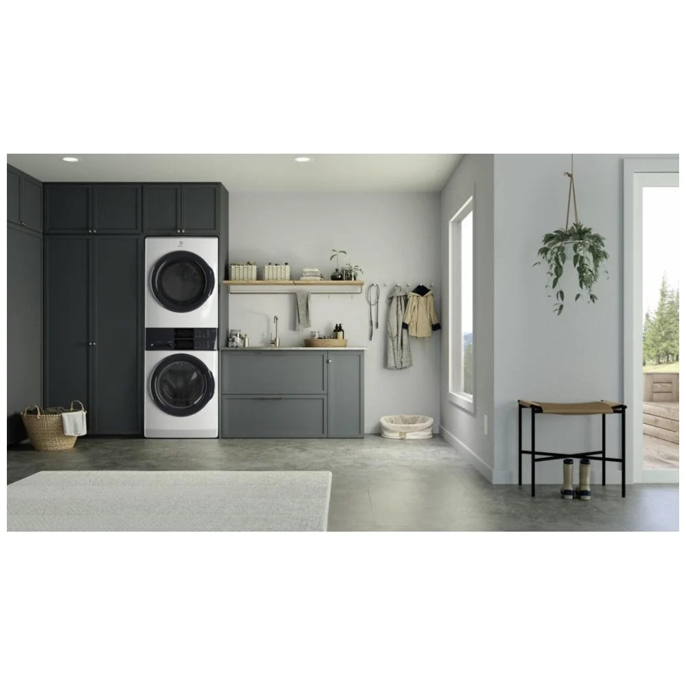 Electrolux ELTE730CAW 27 inch Width Washer & Dryer Set Washtower