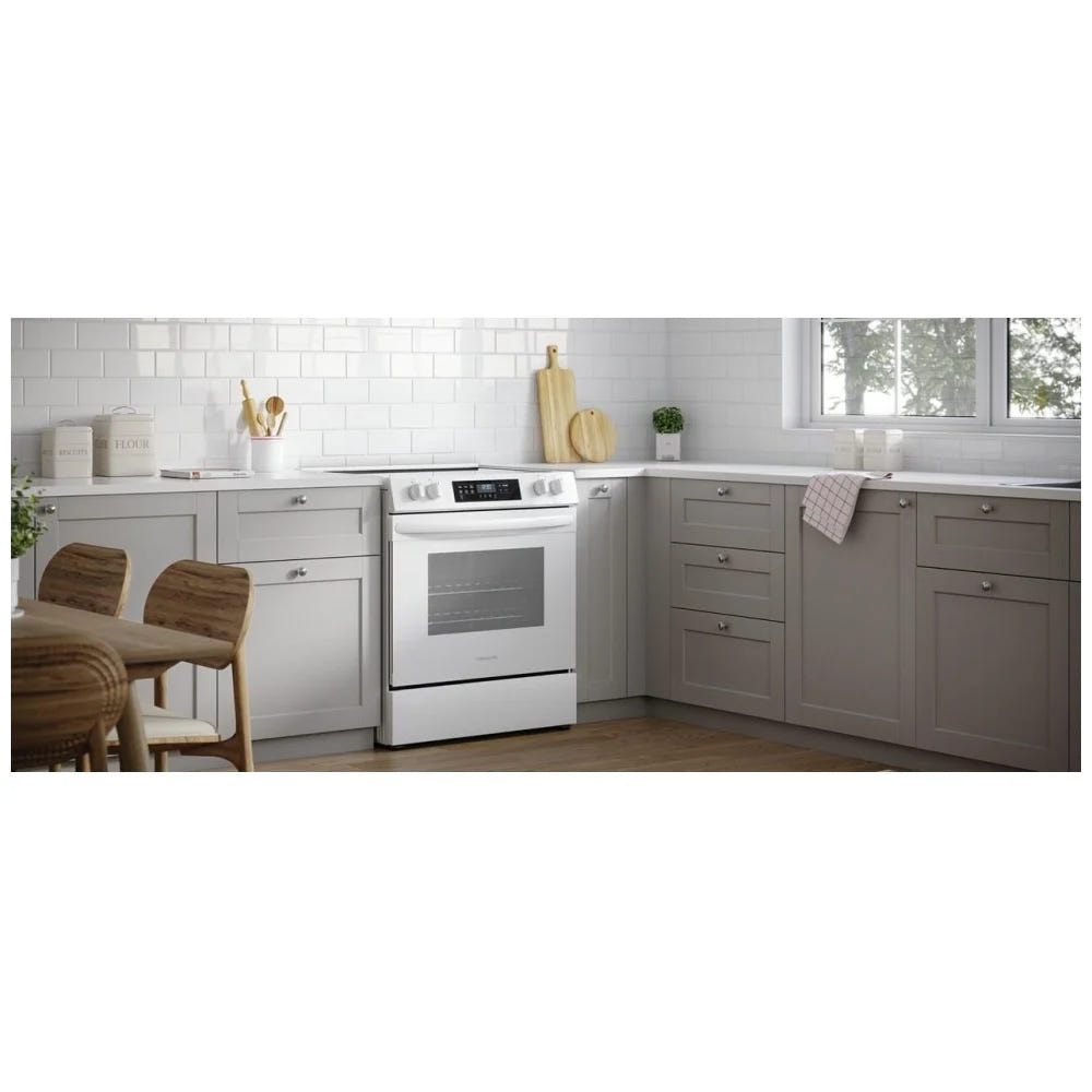 Frigidaire 30" Front Control Electric Ranges FCFE306CAW