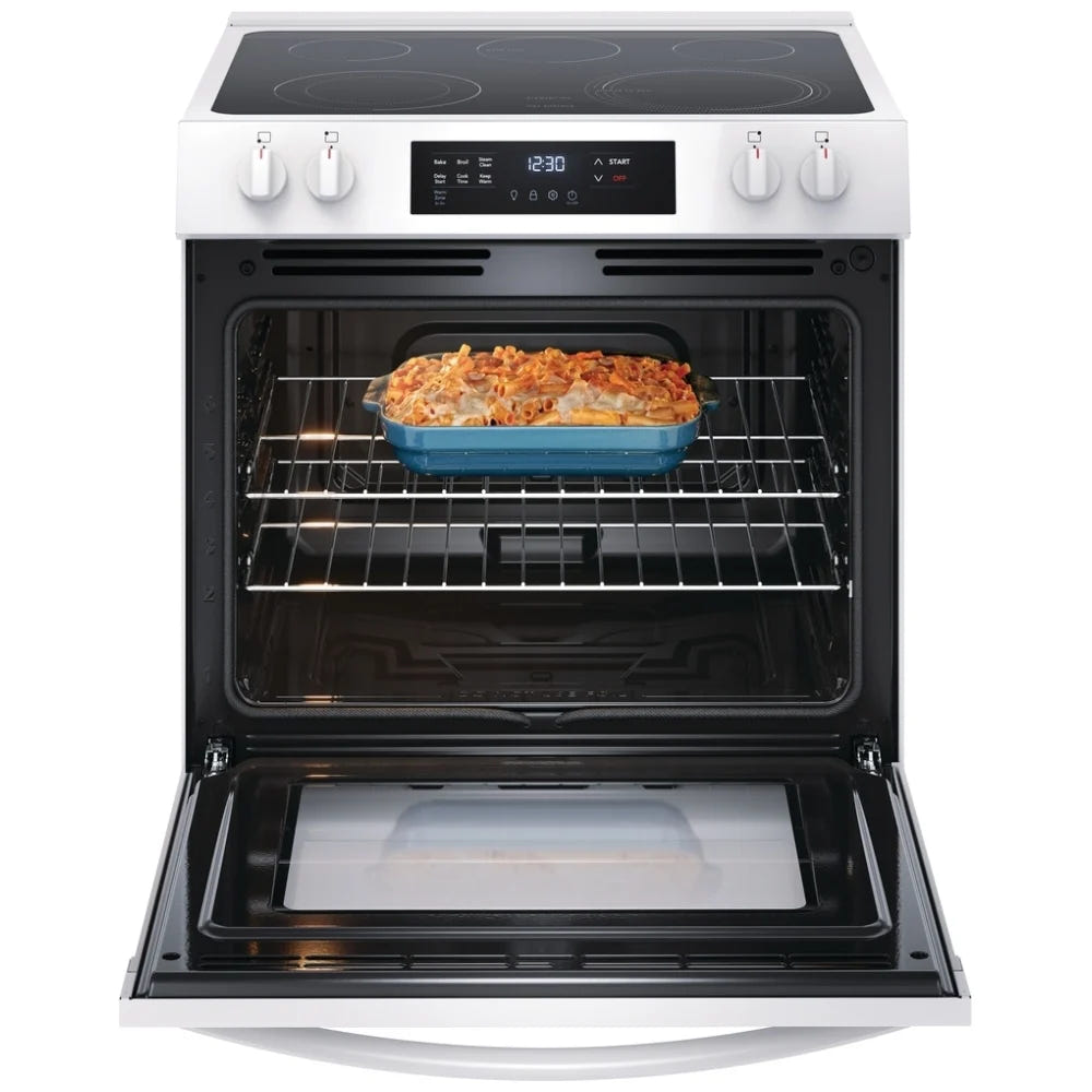 Frigidaire 30" Front Control Electric Ranges FCFE306CAW