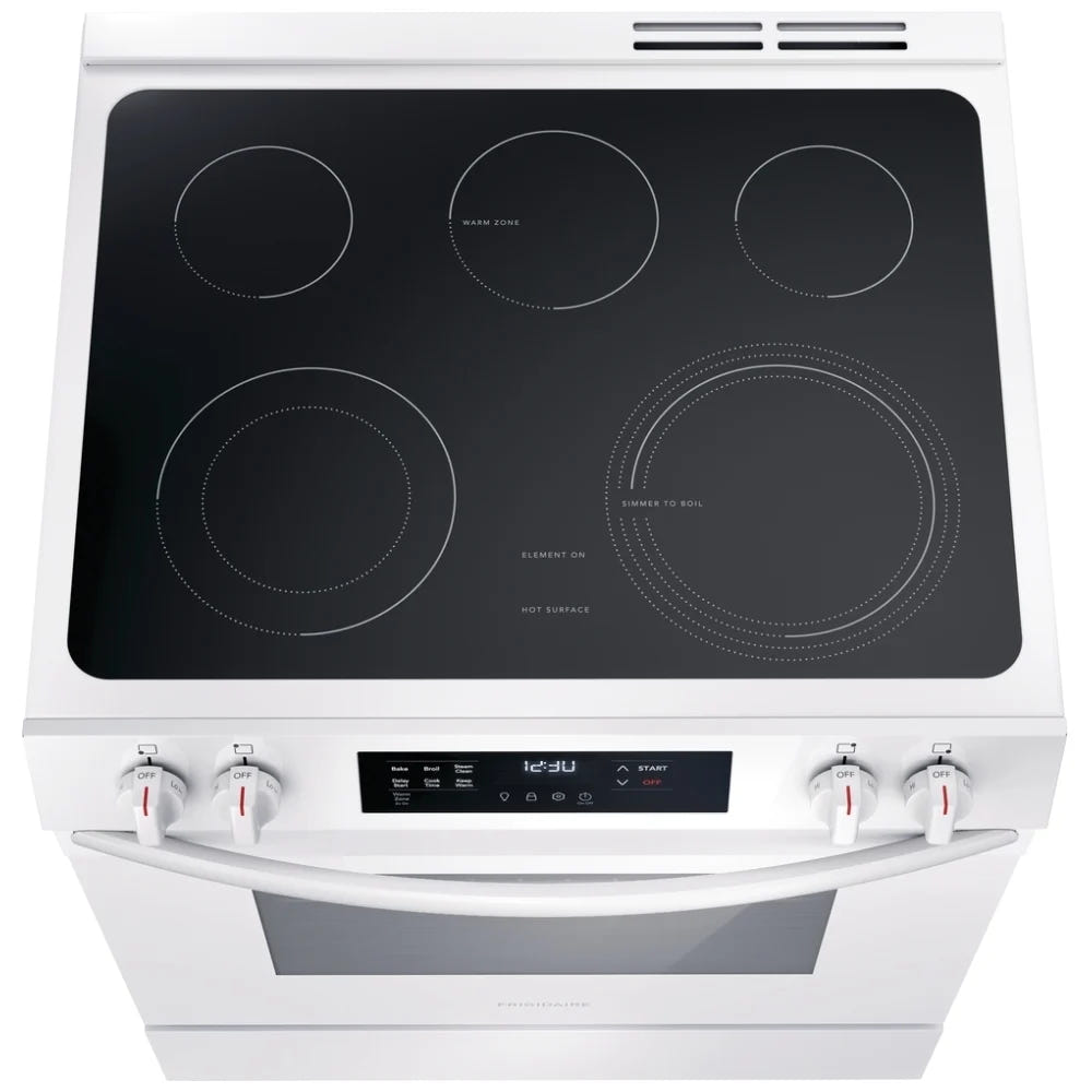 Frigidaire 30" Front Control Electric Ranges FCFE306CAW