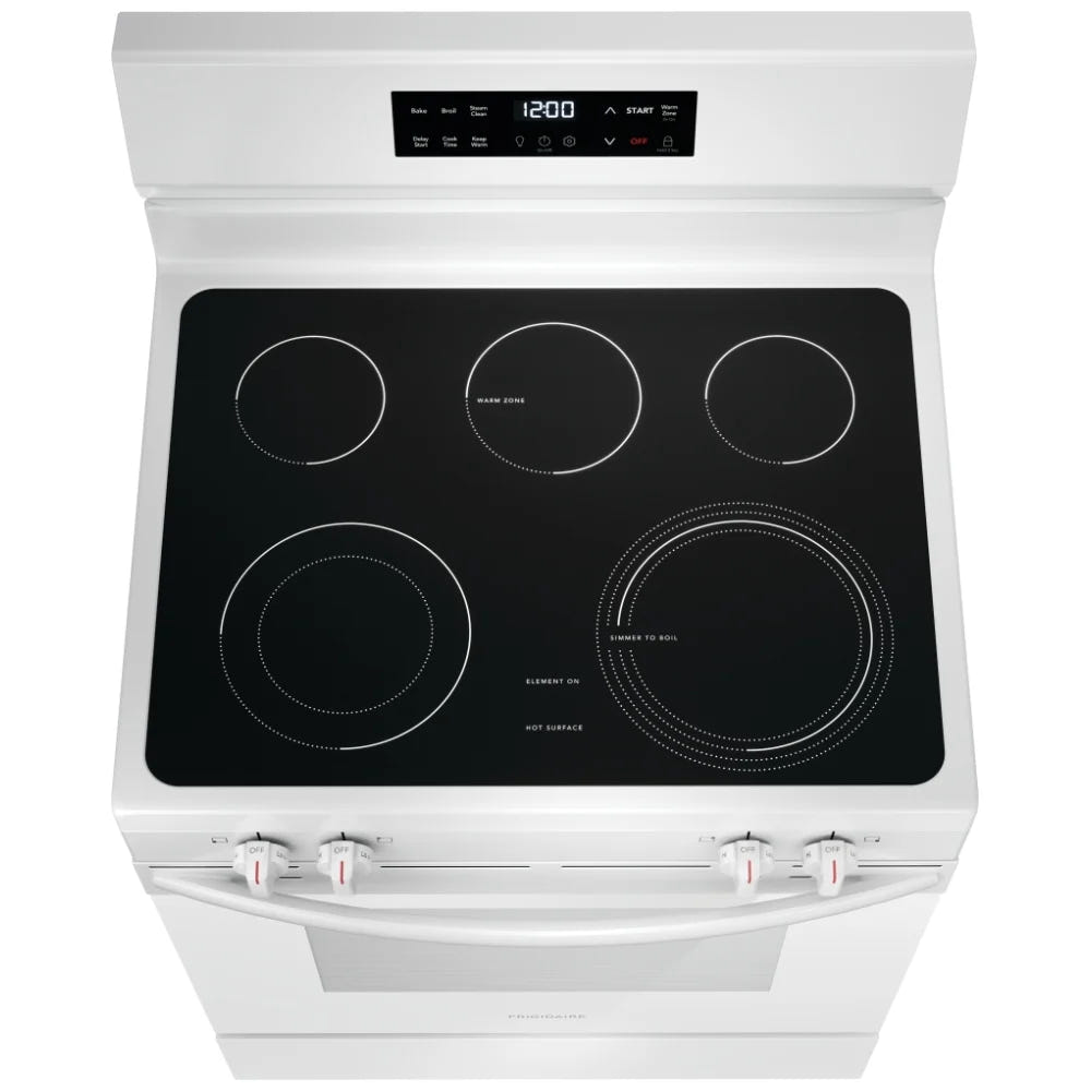 Frigidaire 30" Electric Ranges with the EvenTemp® FCRE306CAW