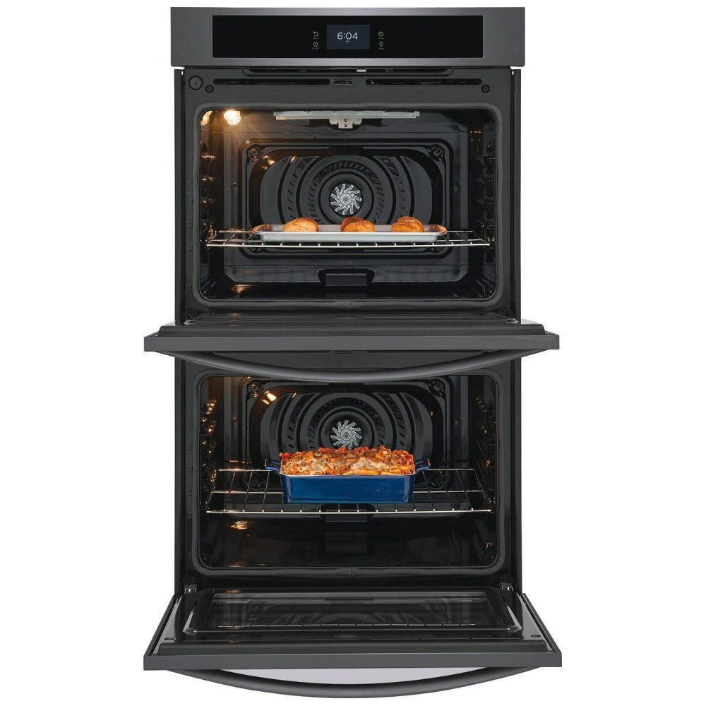 Frigidaire 30" Electric Double Wall Oven with Fan Convection FCWD3027AD