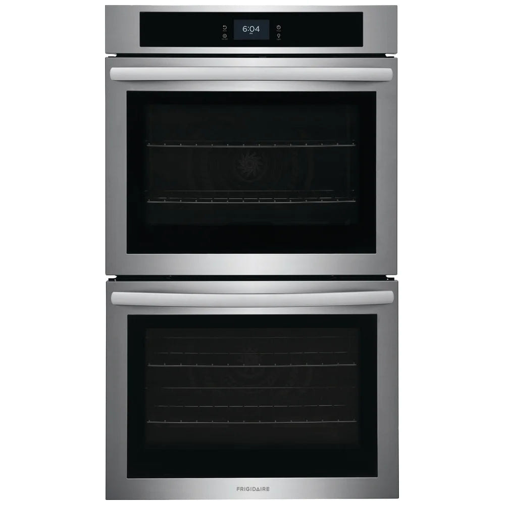 Frigidaire 30" Electric Double Electric Wall Oven with Fan Convection FCWD3027AS