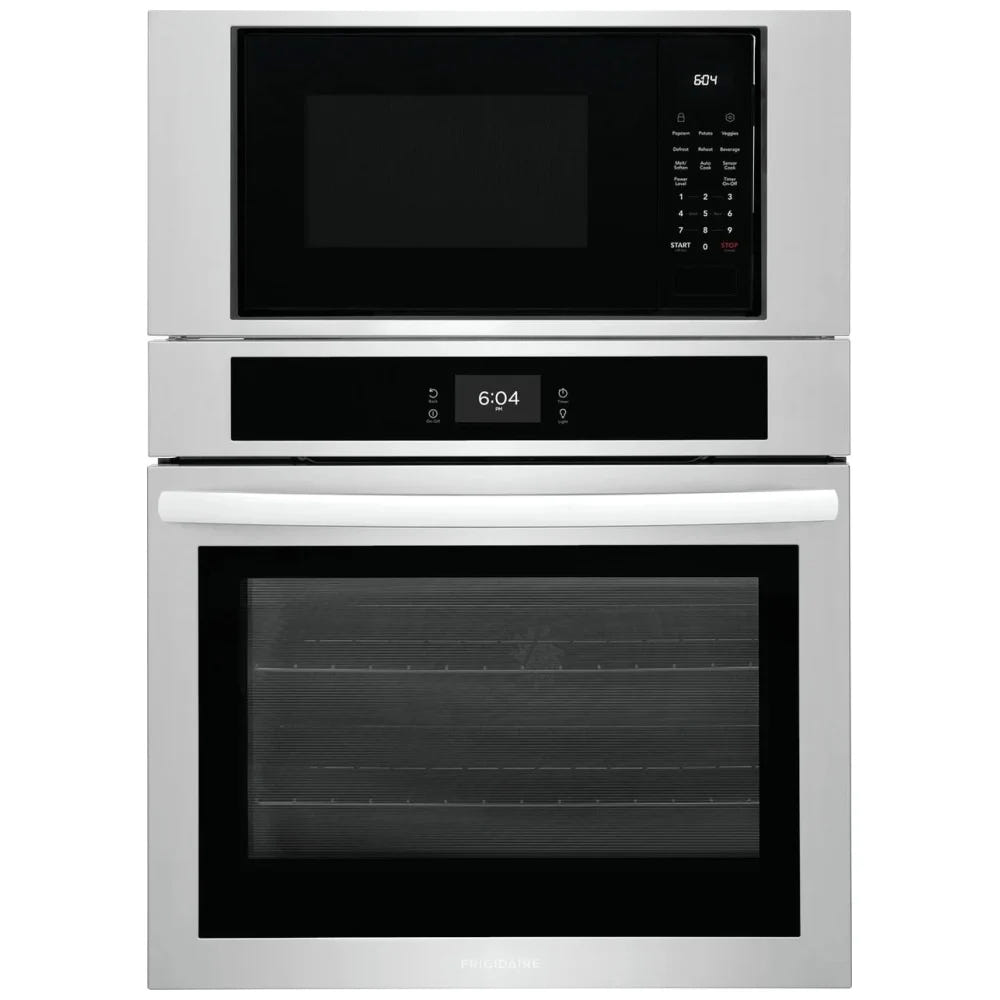 Frigidaire 30" Electric Combination Wall Oven and Microwave Microwave Wall Oven Combo FCWM3027AS