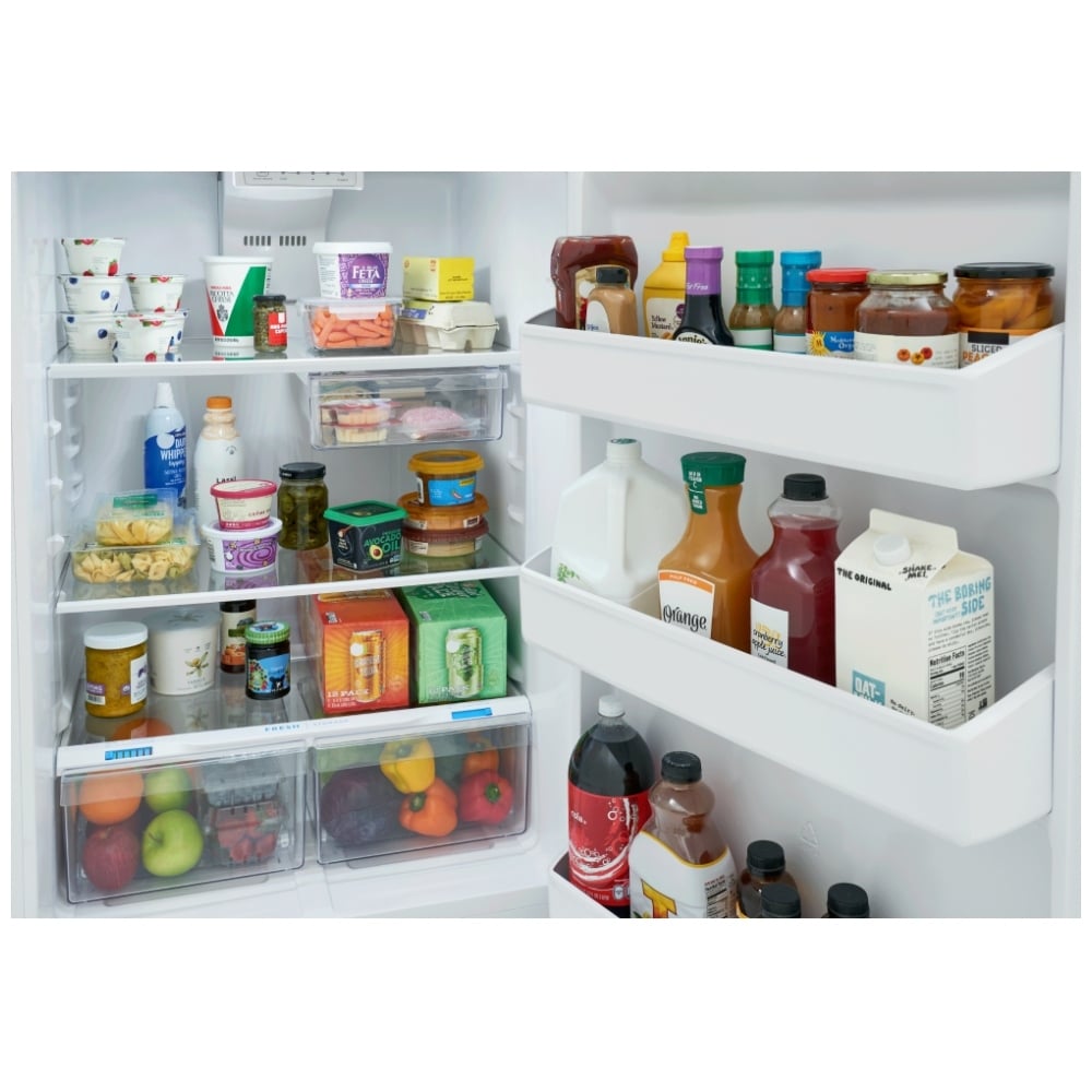 Frigidaire FRTE1835AV Top Freezer Refrigerator, 30 inch Width, 18.2 cu. ft. Capacity, Stainless Steel colour